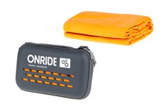 Полотенце из микрофибры ONRIDE Wipe 20 оранжевое в кейсе