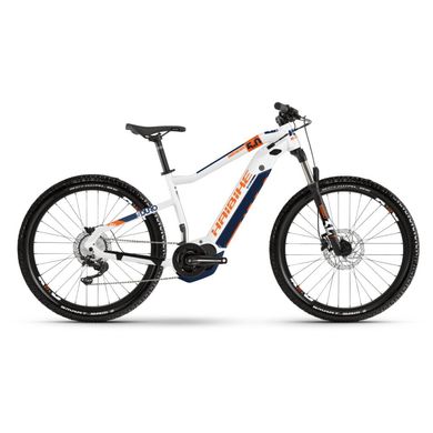 Электровелосипед Haibike SDURO HardSeven 5.0 i500Wh 10s. Deore 27.5", рама L, бело-оранжево-синий, 2020
