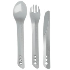 Вилка, ложка, нож Lifeventure Ellipse Cutlery light grey